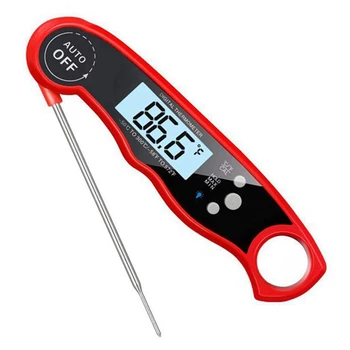 

Best Waterproof Ultra Fast Thermometer with Backlight and net for Kitchen Cooking Food, Candy, Liquids, Oil, BBQ