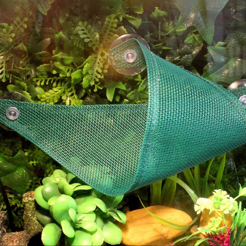 Pet гамак из морских водорослей сетки Спящая кровать игрушки-качели восхождения продукты присоска для змеи ящерицы Декор жилища
