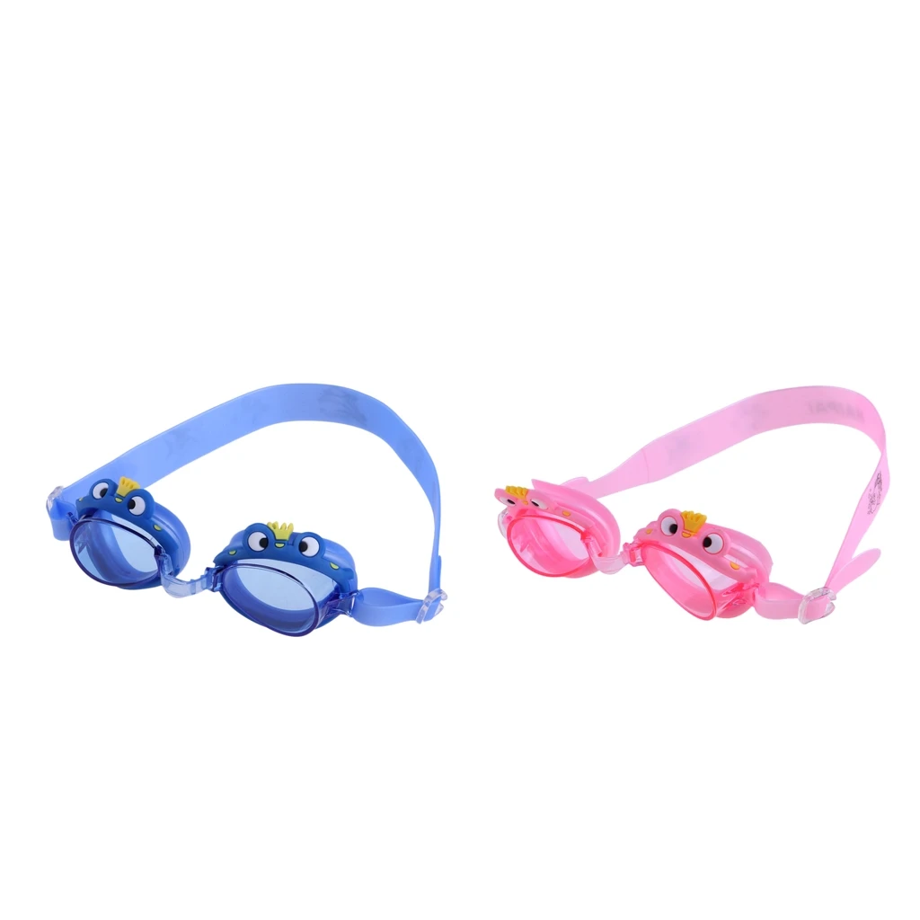Adjustable Anti-Fog Swimming Swim Goggles Glasses with Anti-fog Lens, Ear Plugs for Unisex Kids Children Boys Girls