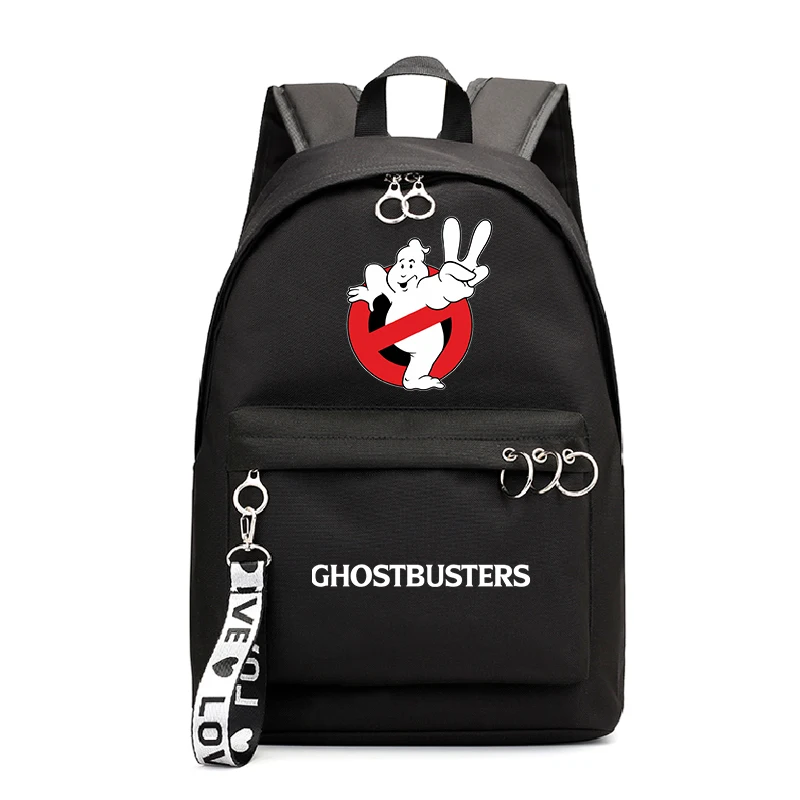 Ghostbuster рюкзаки для девочек Школьный рюкзак для студентов Bookbag сумки на плечо женские дорожные сумки для ноутбука Розовый Черный Mochilas