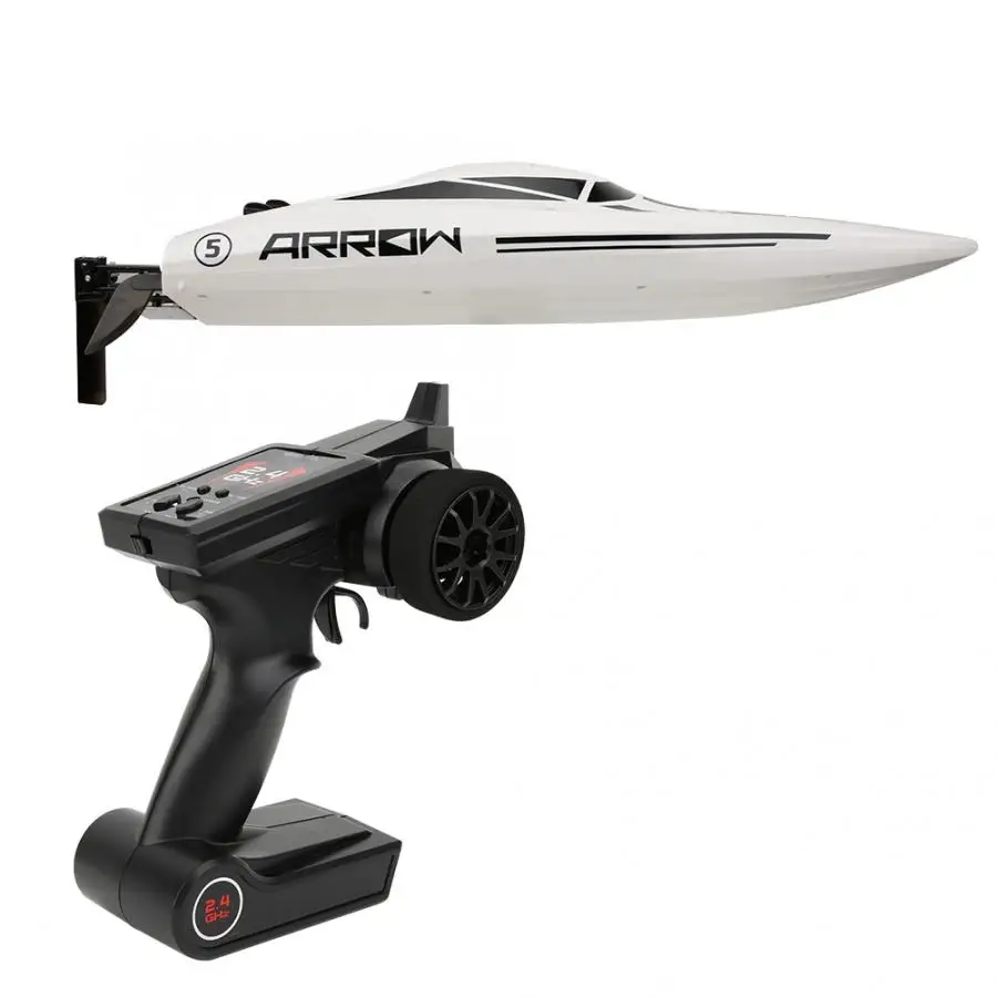 

Hot RC Racing Boats 2.4Ghz High Speed Remote Control Boat Speedboat Ship Brushless Motor Double-Layer Waterproof Lengthened Boat