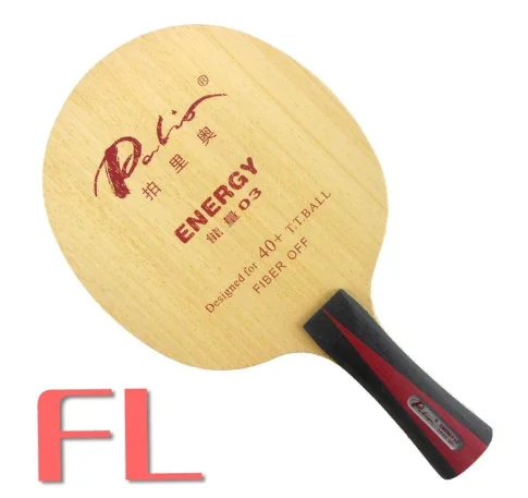 FL long handle Palio ENERGY 03(ENERGY 03, ENERGY-03) 5 деревянных+ 4 фибровых лезвия для настольного тенниса для ракетки для пинг-понга - Цвет: FL long handle