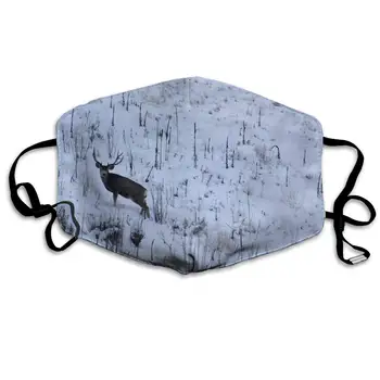 

Mouth Mask Photographed Elk Print Masks - Breathable Adjustable Windproof Mouth-Muffle, Camping Running for Women and Men