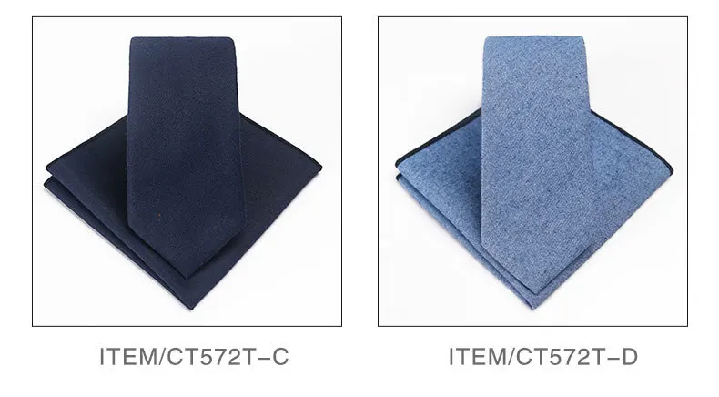 Однотонный хлопковый галстук, квадратный комплект полотенец, монохромная Имитация шерсти, галстук, оптовая продажа, 6 см, Корейская версия