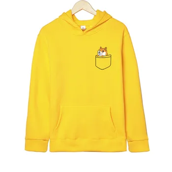 

Autumn winter New brand Pocket Cat Letter Printed Hoodies women/men Casual Hoodies Sweatshirt Sportswear Fleece Hooded Jacket