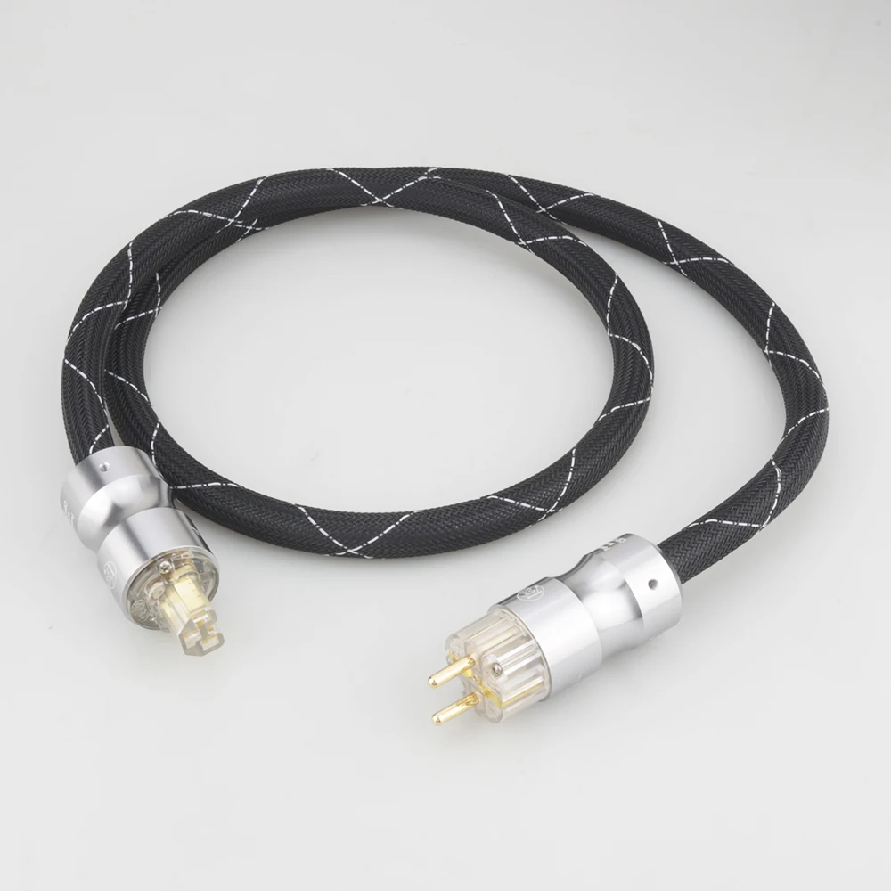 

Кабель питания Audiocrast 10AWG P101, сетевой шнур питания Schuko, аудиофильский, Hi-Fi, с позолоченной вилкой европейского стандарта