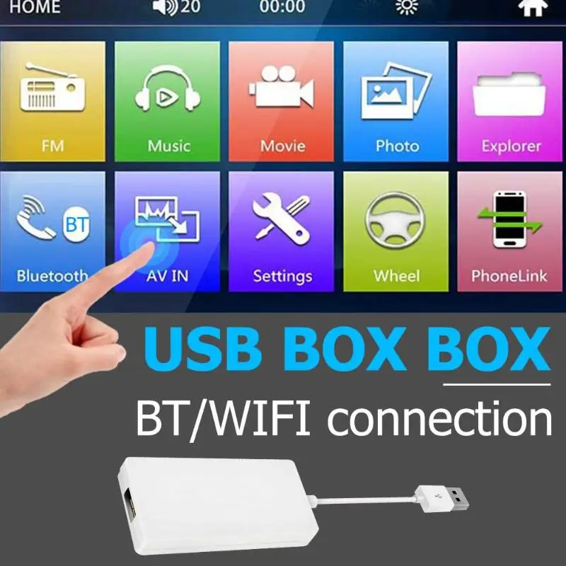 USB Smart Link Беспроводной Bluetooth Carplay ключ Практичный Прочный Bluetooth и Wi-Fi подключение для Android iOS Navi плеер