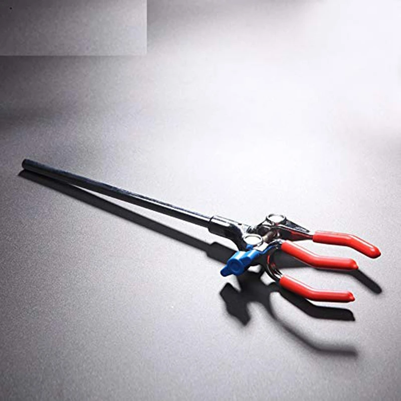 

Lab Clamp 3 Prong Finger Style Large Grip Adjustment Range To 3.6 Inch Rod Length 7 Inch