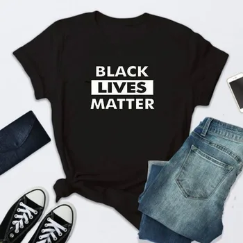 

Black Lives Matter Letter Print T Shirt Women Short Sleeve O Neck Loose Tshirt 2020 Summer Women Causal Tee Shirt Tops