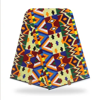 

hot sale Nigerian satin wax Fabrics African Cotton Print Ankara Angela veritable Wax new pagne wax veritable