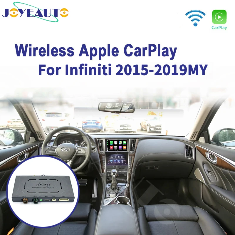 

Joyeauto Wireless Apple Carplay For infiniti 8inch Screen 2015-2019 Q50 Q60 Q50L QX50 Android Auto Car Play Video-interface