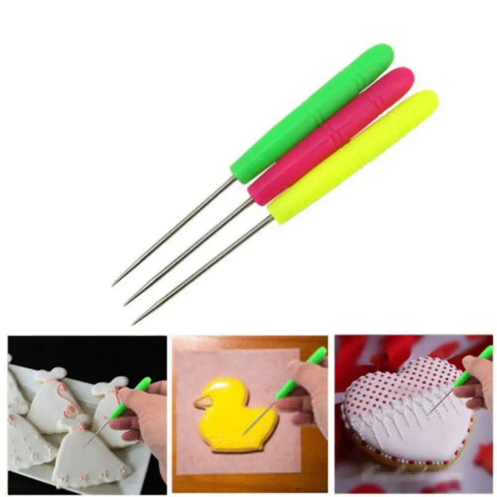 

5PCS Stainless Scribe Scriber Needle Tool Cookie Fondant Cake Decorating