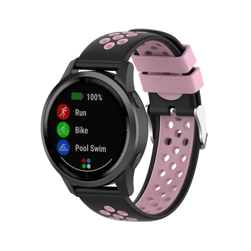 Мягкий силиконовый сменный ремешок для наручных часов для Garmin Vivoactive 4 4S Смарт-часы носимые аксессуары Vivoactive4#1018