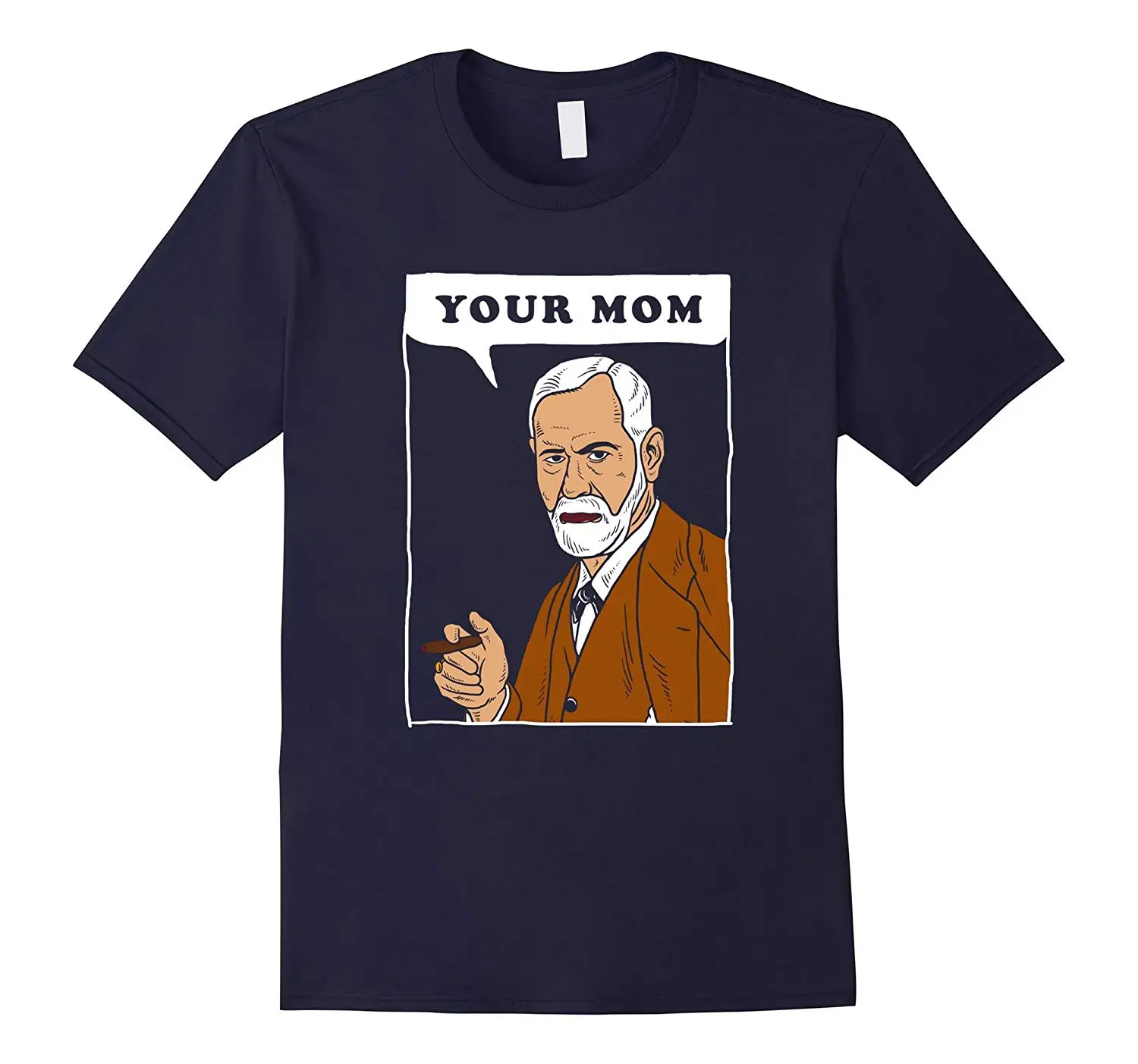2019 модная мужская футболка ваша мама Freud Забавный Зигмунд шутка в области