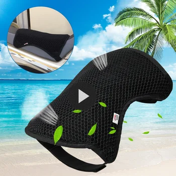 

Motorcycle Seat Cover Universal Waterproof Cushion Protect Sunscreen Prevent Bask Seat Cool Cover Sun Pad 3D Mesh R1200gs MT09