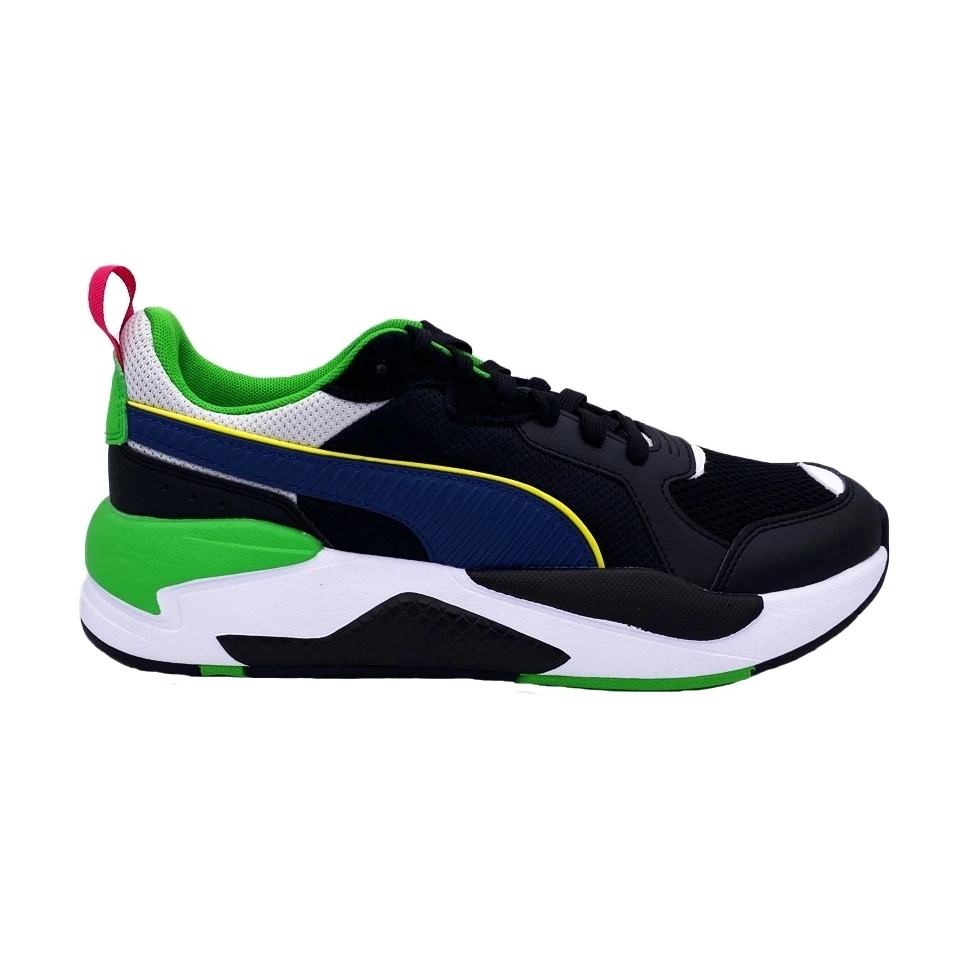 puma shoes black and green