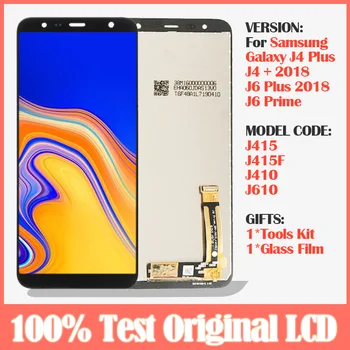 

Original LCD For Samsung Galaxy J4+ 2018 J4 Plus J415 J415F J410 J6 Prime J6 Plus 2018 J610 LCD Display+Touch Screen Replacement