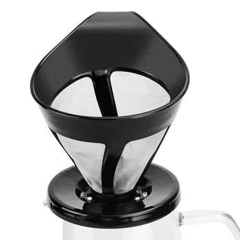 

Reusable and Replaceable Coffee Filters for American Coffee Machine Filling Basket Cup Brewing Tool