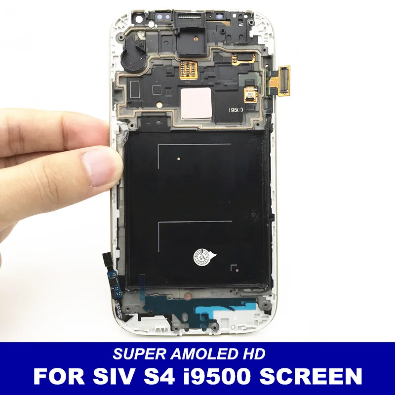 Высокое качество супер AMOLED LCDs для Samsung Galaxy SIV S4 i9500 ЖК-дисплей сенсорный дигитайзер