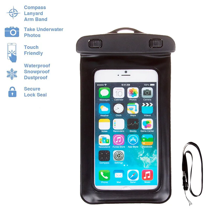 

Waterproof Case Cover Bag Underwater Dry Pouch Mobile Phones for Samsung/iPhone