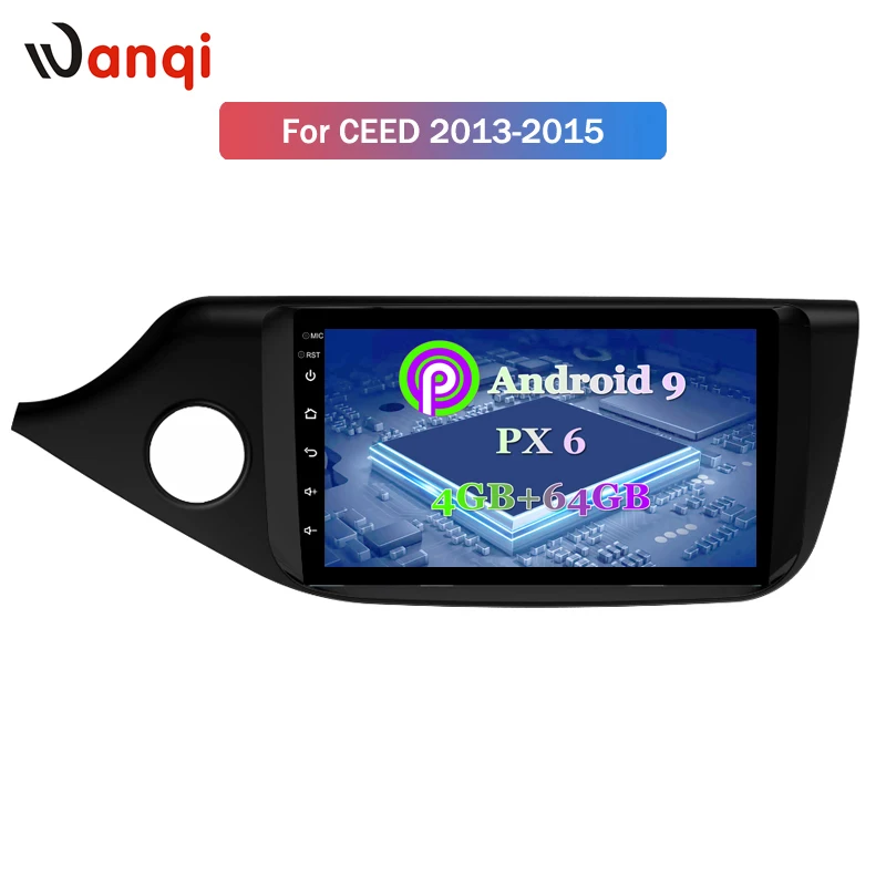 Android 9 0 ips + 2.5D экран дюймов Автомобильный DVD gps навигация для Kia Ceed 2013 2014 2015 Радио