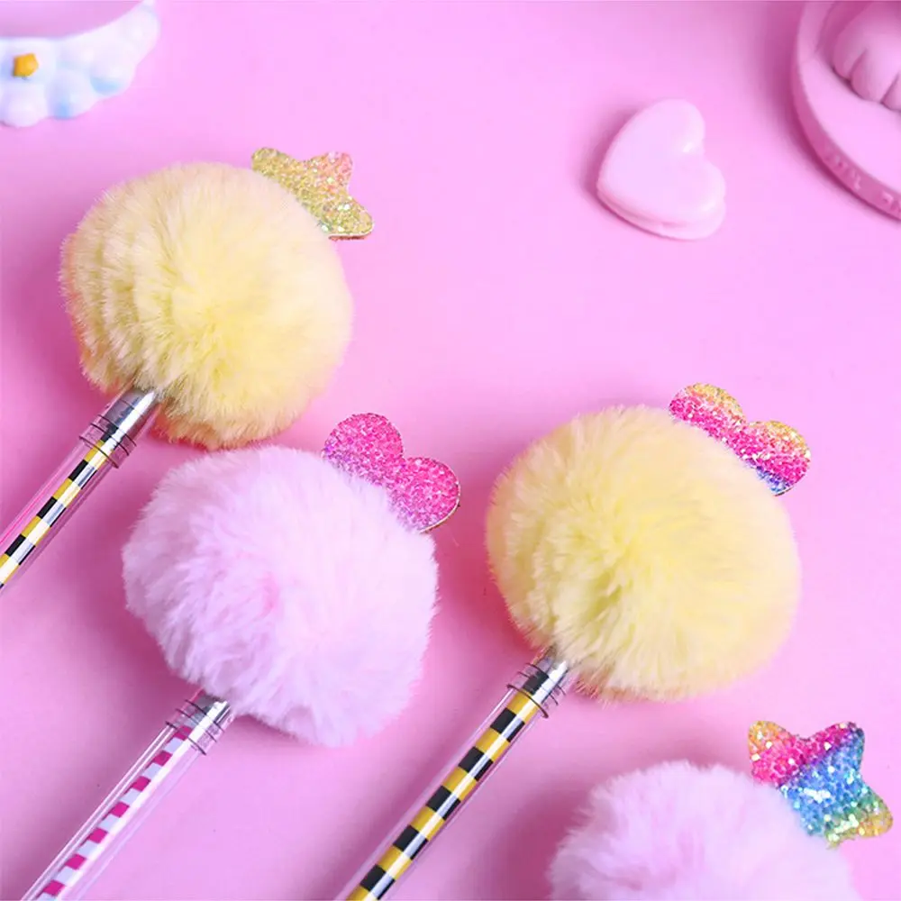 1 шт. Симпатичные плюшевые гелевые ранцы с черными чернилами в форме