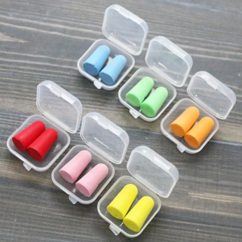 Tapones de espuma para los oídos, tapones de espuma para los oídos con reducción de ruido, cómodos, protectores para dormir, rebote lento