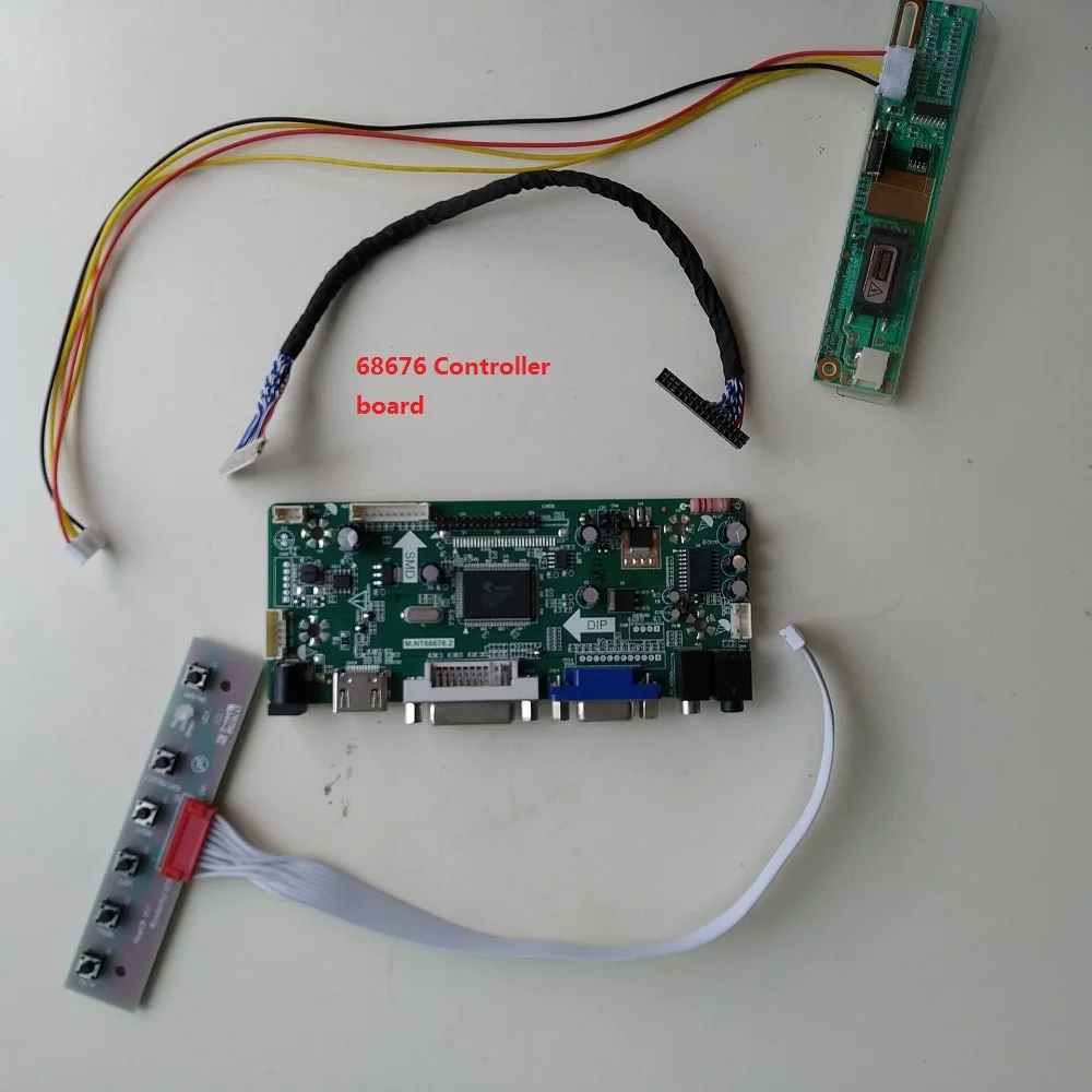 For B154EW02 1280*800 30pin Driver board Controller DVI DIY card Panel Screen display HDMI LCD 15.4