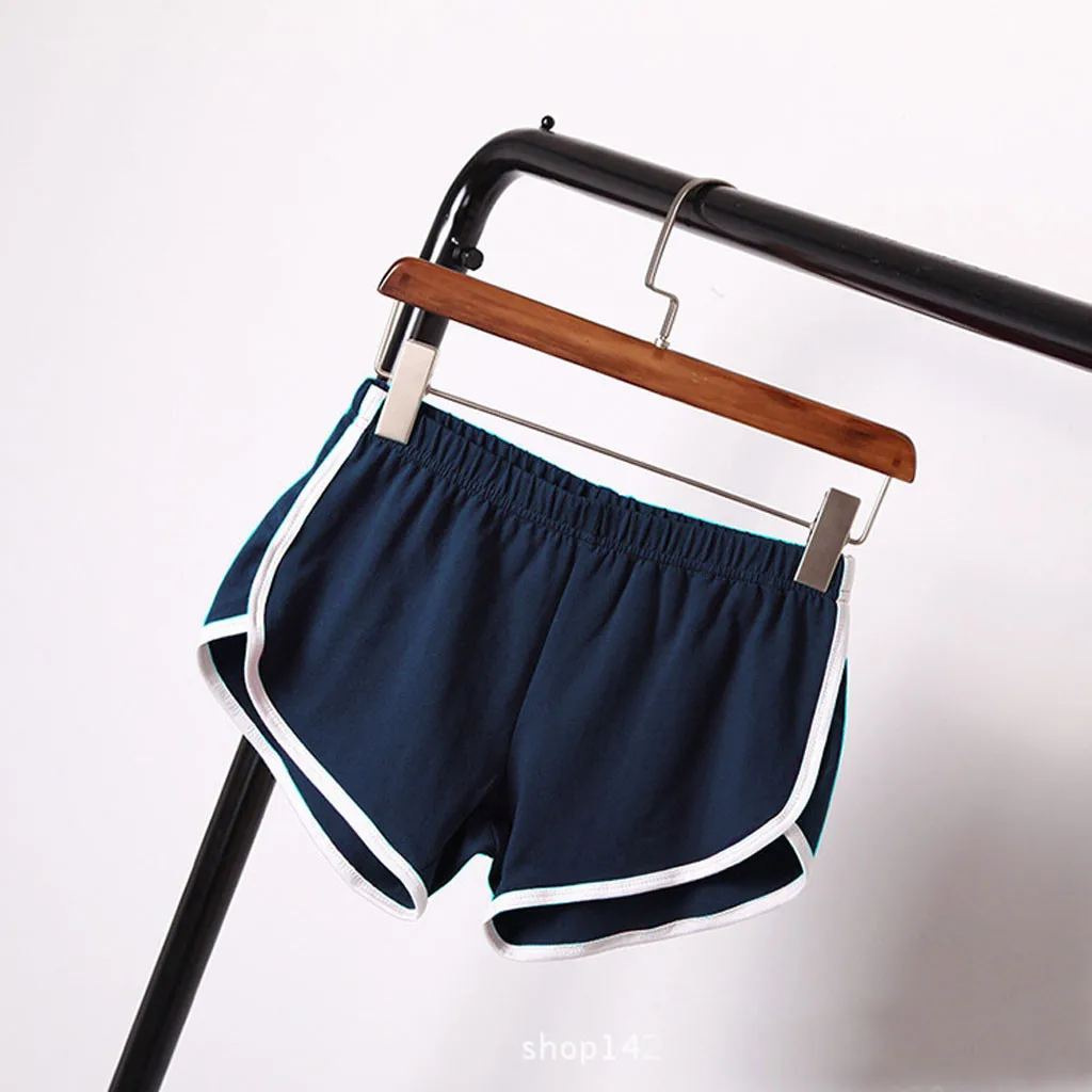 Sports Shorts Gym Jogging Running Shorts Women High Waist Lifting Push Up Tight Sweatpants Workout Training Fitness Yoga Pant