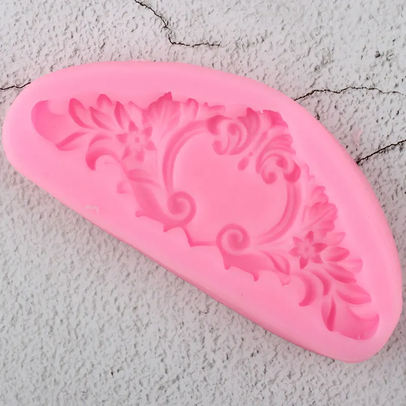 Sugarcraft силиконовые формы в виде цветка рельеф торт кайма для мастики форма для выпечки тортов DIY Инструменты для украшения конфеты форма для шоколада формы для мастики