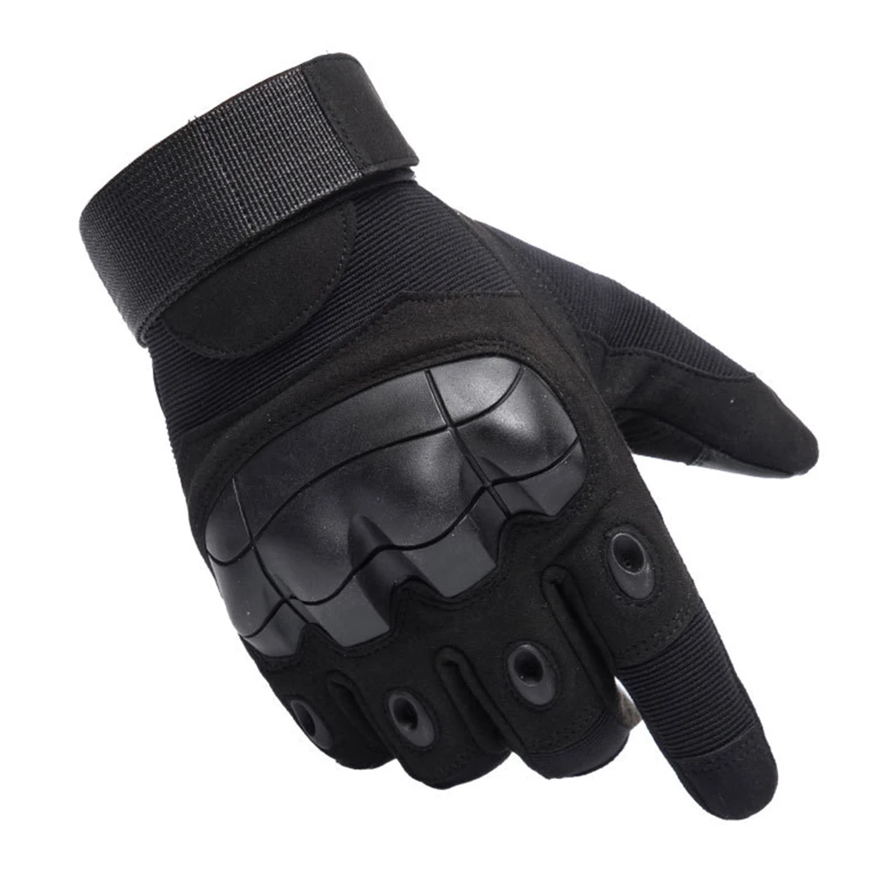Vehemo Black черные гоночные перчатки полный палец перчатки с сенсорным экраном утолщенные ветрозащитные Мотоциклетные Перчатки Нескользящие мужские