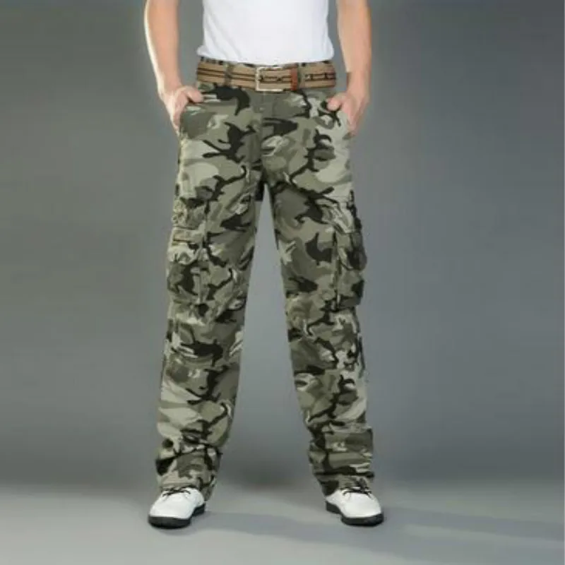 

2023 New Special Offer Promotion Mens Jogger Autumn Pencil Men Camouflage Military Comfortable Cargo Trousers Camo Joggers 28-38