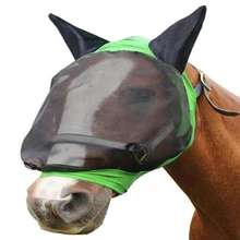 Конский мух Маска Анти-летающая лошадь оборудование ПЭТ протектор Анти-УФ дышащая сетка протектор Конный принадлежности аксессуары