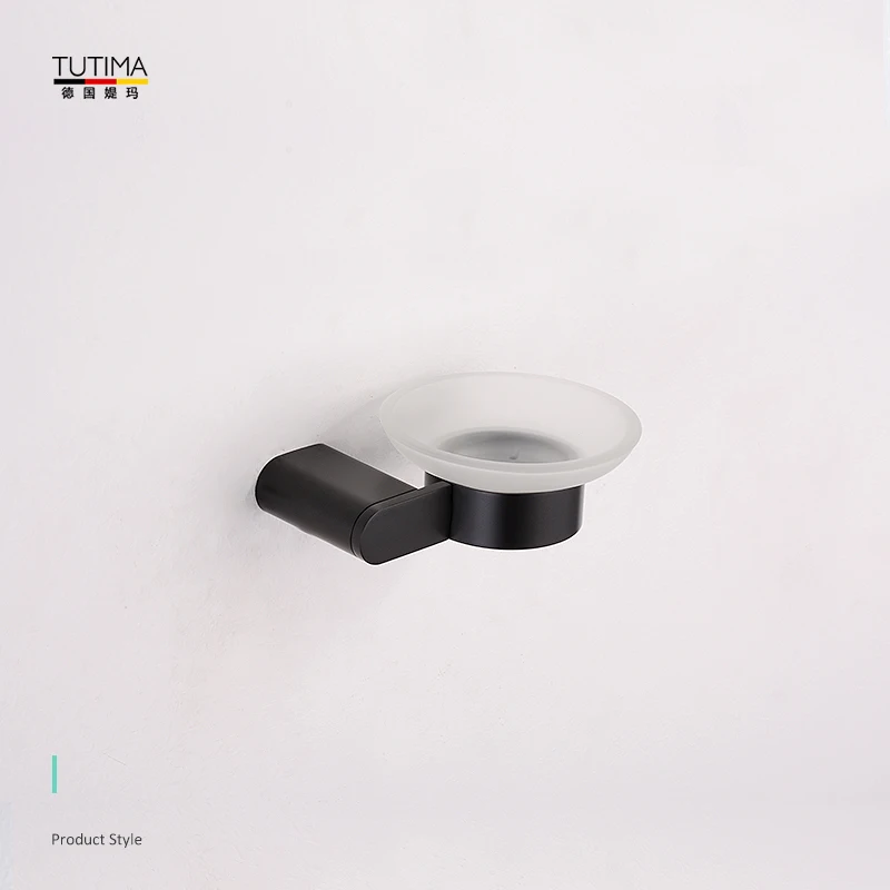 TUTIMA 304 элегантное из нержавеющей стали Черное круглое мыло стойки toilethardwareaccessories
