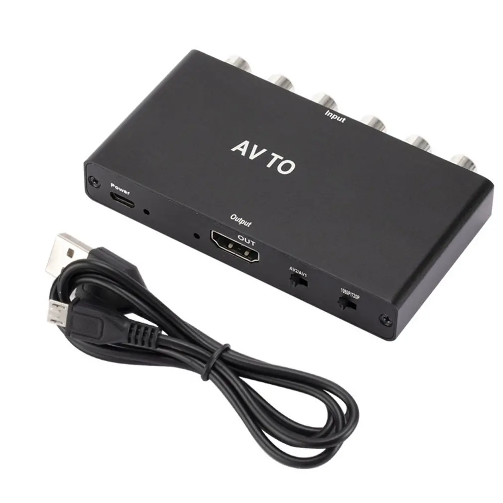 AV-переключатель 2-КАНАЛЬНЫЙ AV-HDMI-совместимый RCA * 2-HDMI-совместимый AV-Переключатель