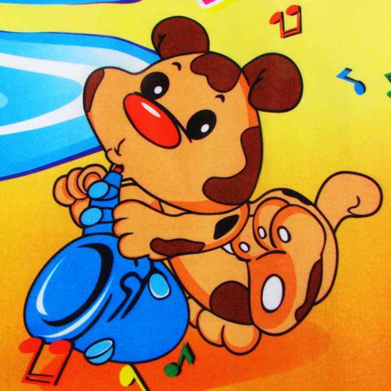 YiQu Music Mat Piano Mat Music mat For Toddlers-Animals dance baby music carpet educational toys Carpet Touch Toy for Baby Kids