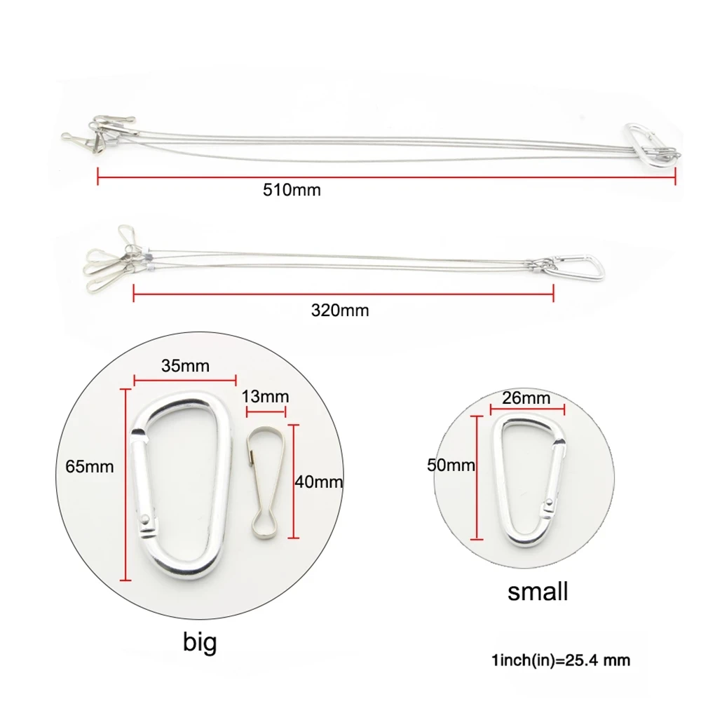 1 Bag 4pcs/set Lights Suspension Kit Stainless Steel Hang Rope Hook Galvanized Cable Hanging Grow Lamp Fixtures 15kg led grow light
