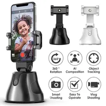 smart tracking 360° mobile smart tracking pan-tiltpan-tilt object tracking camera face recognition For Photo Vedio Vlog Live particle filters for object tracking
