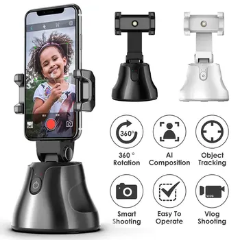 

smart tracking 360° mobile smart tracking pan-tiltpan-tilt object tracking camera face recognition For Photo Vedio Vlog Live