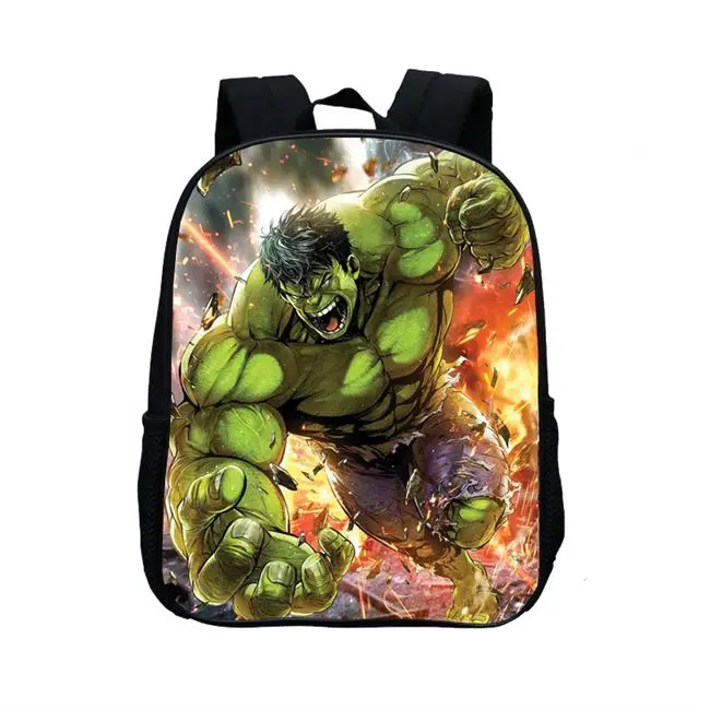 Mochila pequeña de 12 pulgadas para niños, para guardería infantil de Hulk morral, bolsas escolares de dibujos animados para bebés, regalo para niños