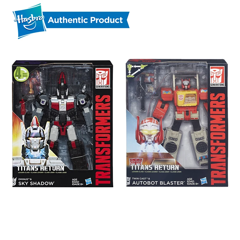 Hasbro Трансформеры игрушки поколения Титаны возвращение лидер небо тень и рекордер фигурка Коллекция Модель Куклы