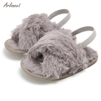 

ARLONEET 2019 New Arrival winter Baby Girl Boys Shoes Slip-On Comfortable Solid Cute Warm baby first walker shoes High quality