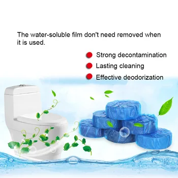 

Toilet Cleaner Ball Powerful Automatic Flush Toilet Bowl Deodorizer For Bathroom Cleaning J99Store