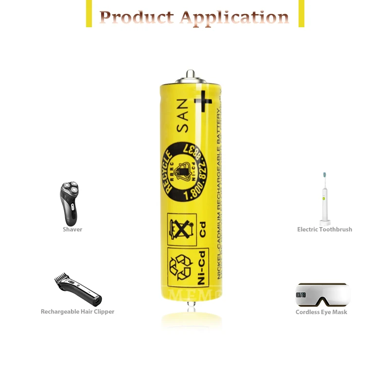 Оригинальный аккумулятор для электробритва SAN 1N 600AA S3 3000S/3090S 199S 1 5720/5739 серии Braun AA 2