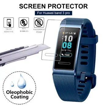 

Hot Sale 3PCS Soft TPU Transparent Screen Protector Protective Film For Huawei Band 3 Pro Drop Scratch Resistant HD Film
