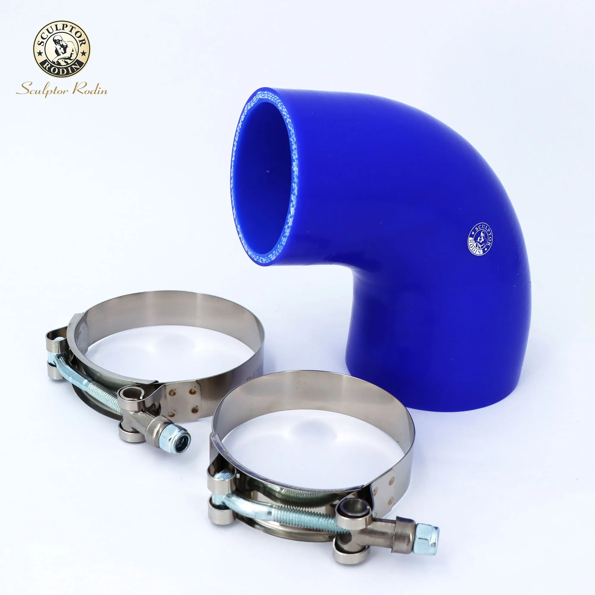 90 degrees Reducer Silicone Elbow Hose 38 51 63 70 89 89MM Rubber Joiner Bend Tube for Subaru Wrx Cold Air Intake Hose