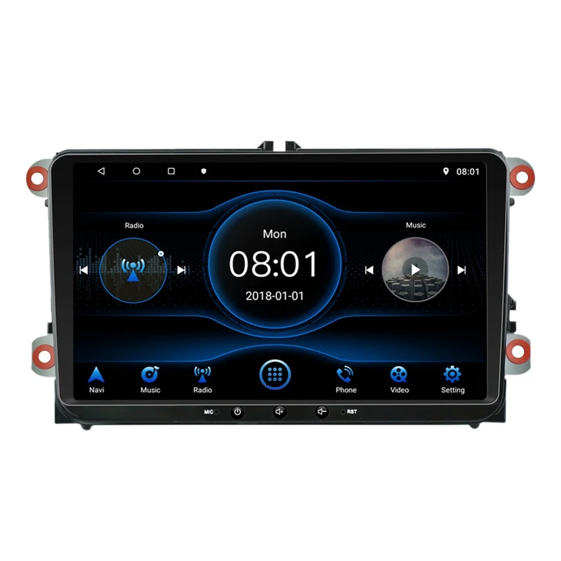 Android 8 1 автомобильное радио стерео 9 дюймов емкостный контакт IPS экран HD GPS