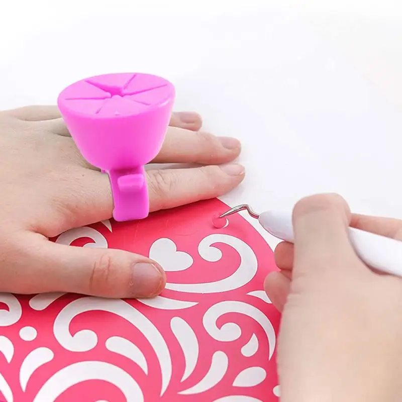 De silicona caja de almacenamiento boda recolector de chatarra anillo de vinilo de transferencia de calor artesanal herramienta contenedora para tarjetas y accesorios