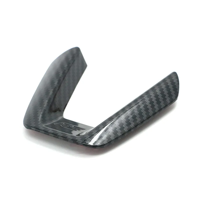 New Black / Red Lacquer Car Steering Wheel Decoration Trim ABS Car-covers Upgrade For MAZDA 3 6 CX-3 CX-5 CX-8 CX-9