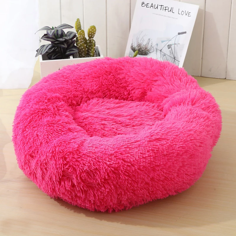 Dog Bed Long Plush Dounts Beds Calming Bed Hondenmand Pet Kennel Super Soft Fluffy for Large Dog / Cat House Dog Basket Pet Bed Dog Bed Long Plush Dounts Beds Calming Bed Hondenmand Pet Kennel Super Soft Fluffy for Large Dog / Cat House Dog Basket Pet Bed